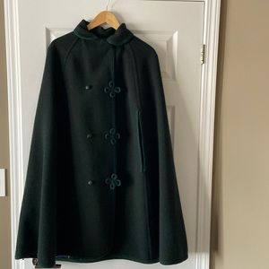 Vintage Reversible Scottish Wool Cape